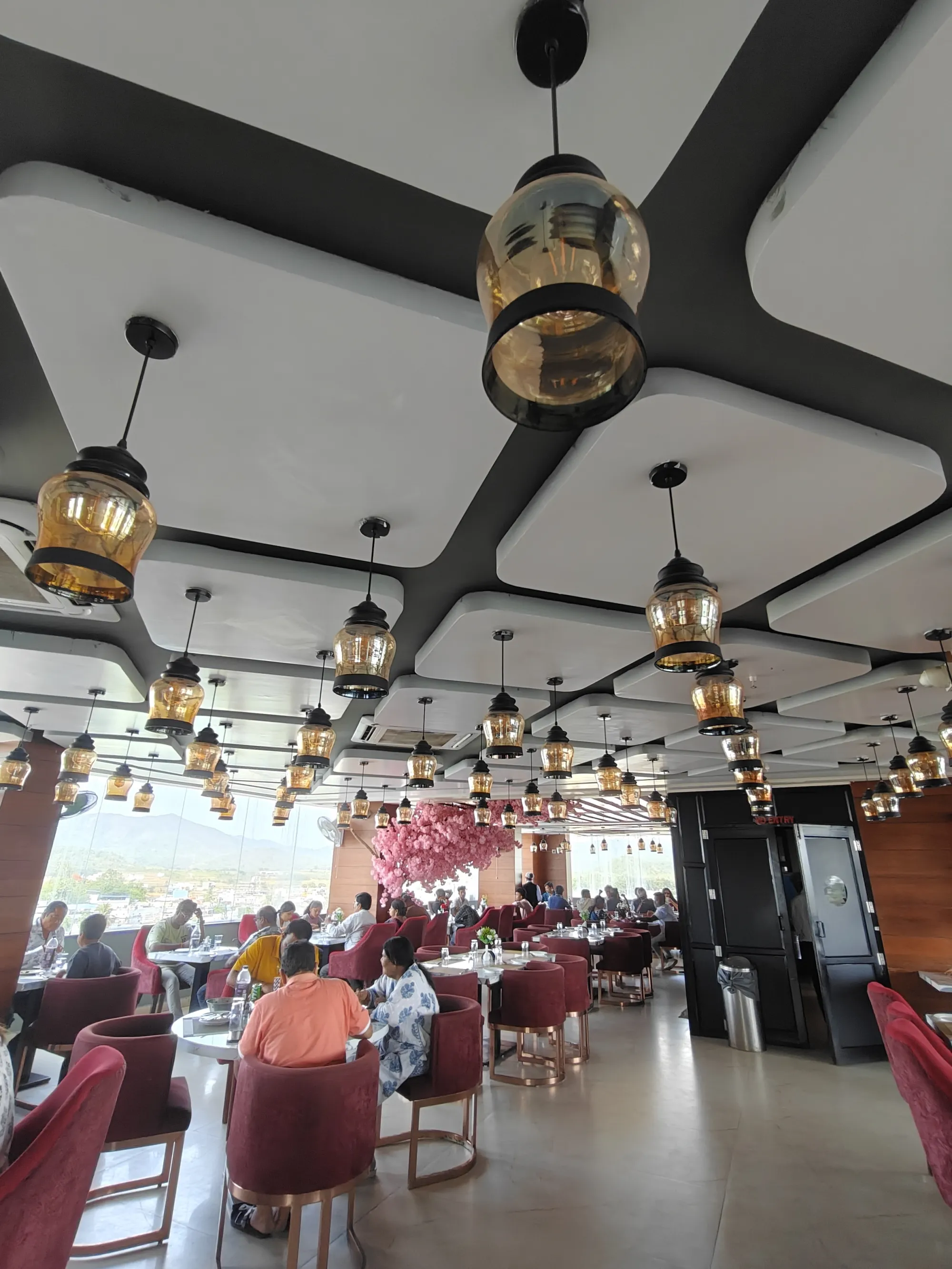Swad Sadan Restaurant Rooftop View